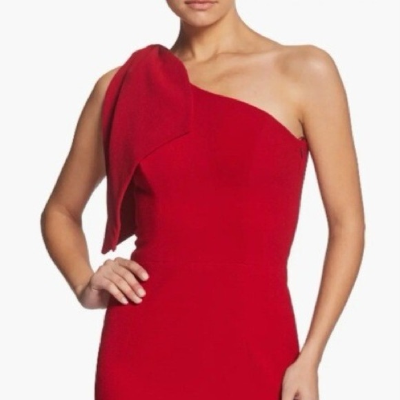 Dress the Population Dresses & Skirts - Dress the Population Red One-Shoulder Dress
